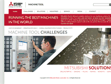 Tablet Screenshot of mitsubishimachinetool.com